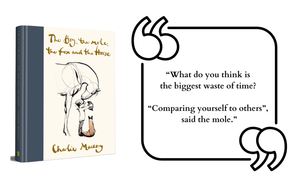 Comparison: A Double-Edged Sword. The Boy, The Mole, The Fox and The Horse by Charlie Mackesy
