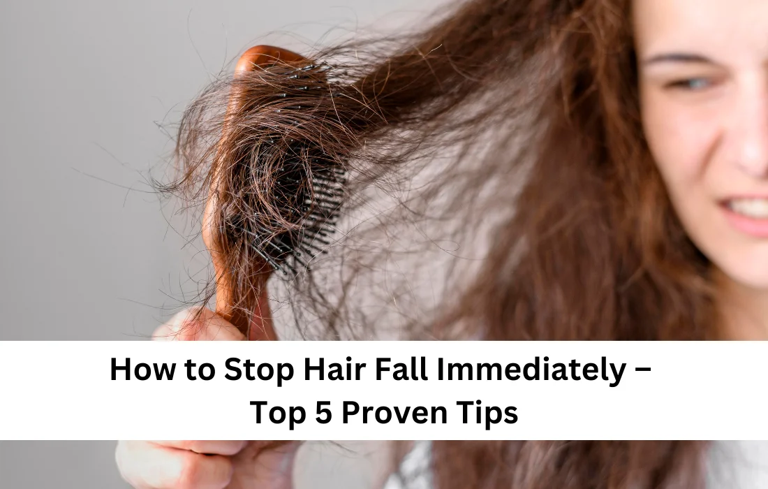 how to stop hair fall immediately